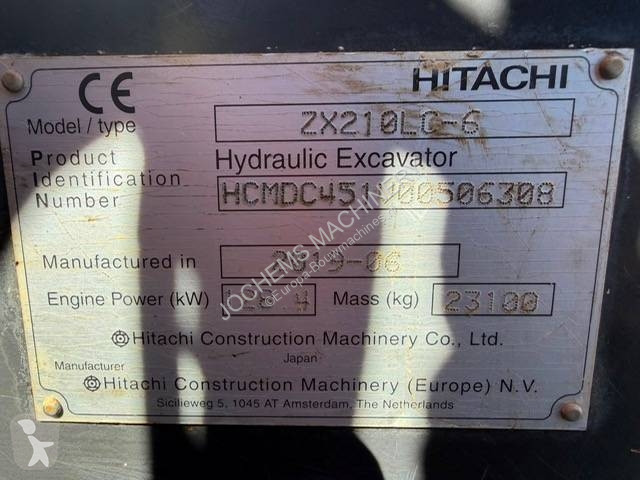 Excavator Hitachi LC6