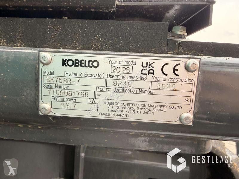 Excavadora Kobelco  SK75SR-7