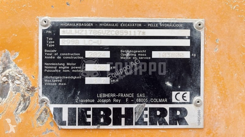 Excavadora Liebherr R998 LC-V