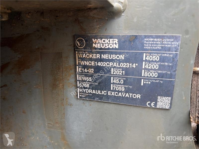 Екскаватор Wacker Neuson EW65