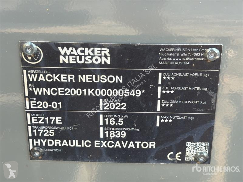 Екскаватор Wacker Neuson E