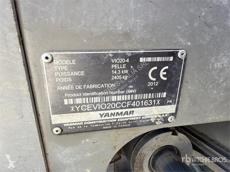Yanmar ViO20 excavator
