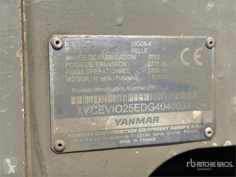 Yanmar ViO25 excavator