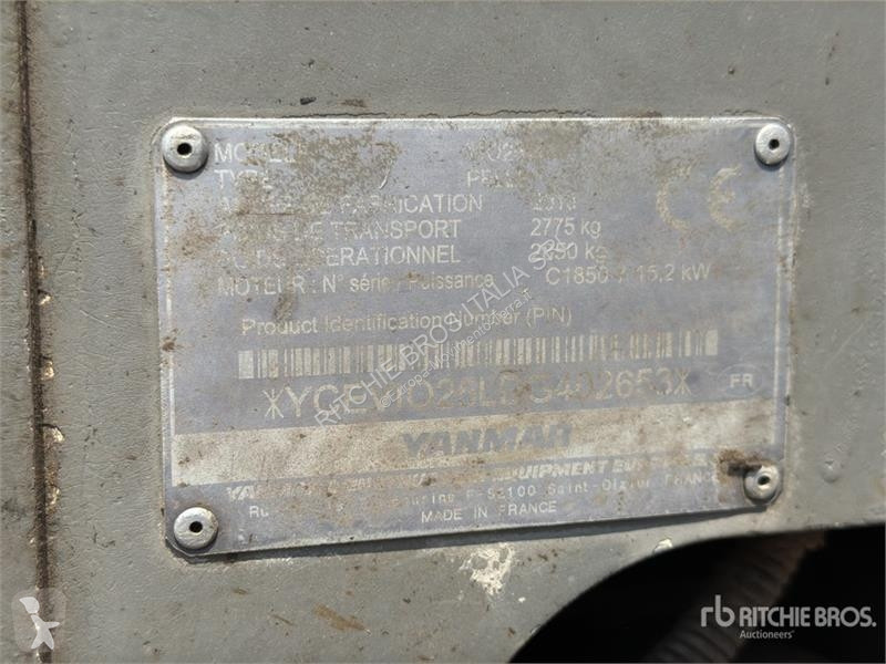 Yanmar Vio25 Mini Excavator excavator