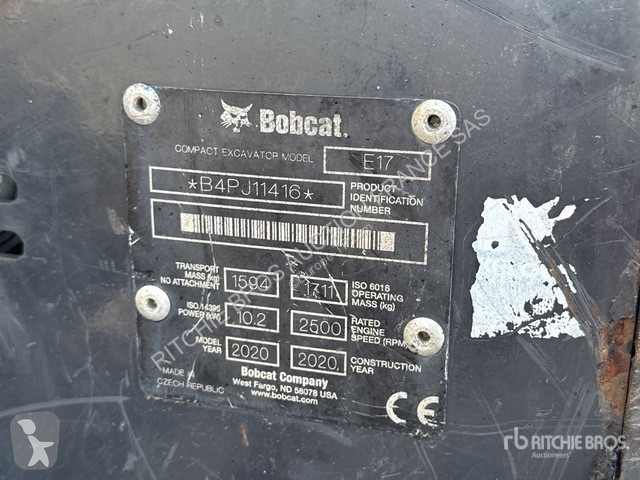 Bobcat  E17 excavator