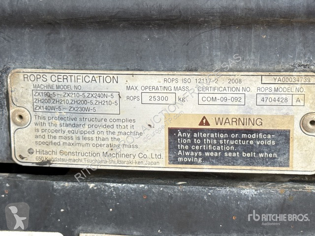 Kotrógép Hitachi 5B