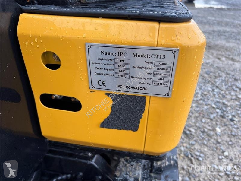 Экскаватор JPC CT13 Mini Excavator (Unused)