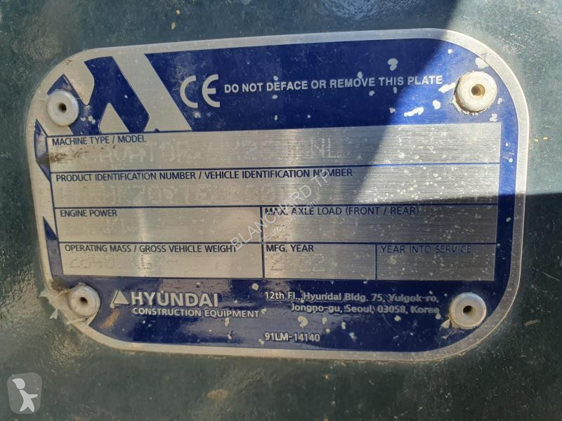 Pelle Hyundai  HX260A NL
