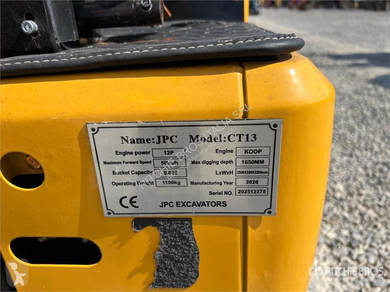 جرافة JPC CT13 Mini Excavator (Unused)