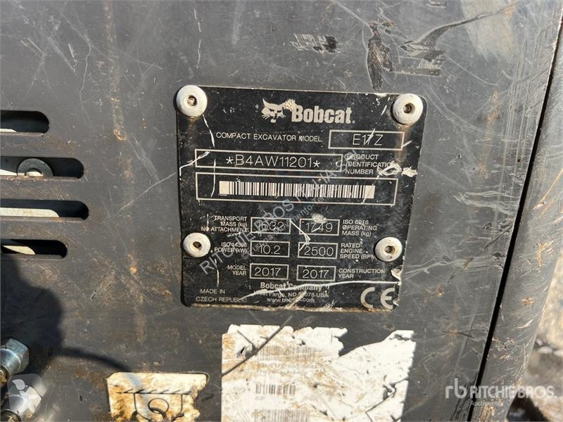 جرافة Bobcat E17Z Mini Excavator