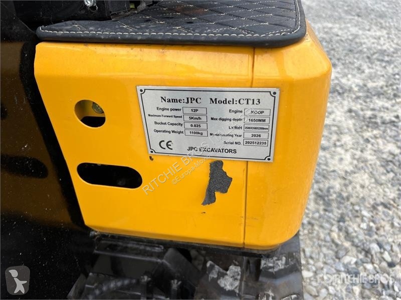 Skovel JPC CT13 Mini Excavator (Unused)