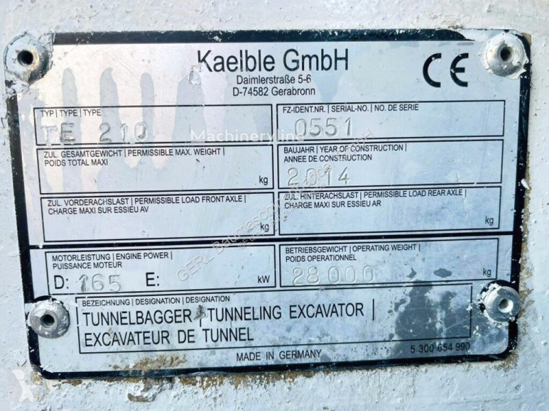 Skovel Terex TE210
