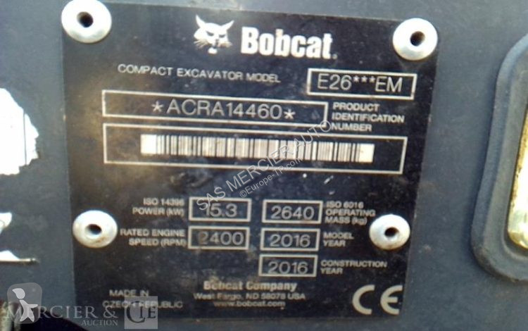 Excavadora Bobcat n/c