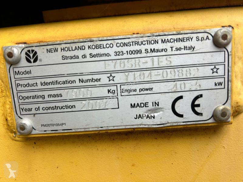 Pelle Kobelco  E70SR
