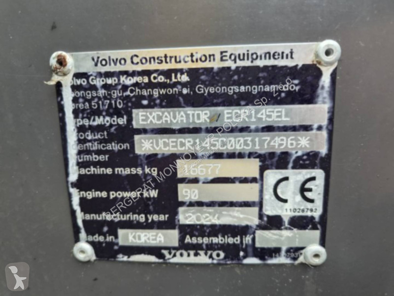 جرافة Volvo ECR 145 EL