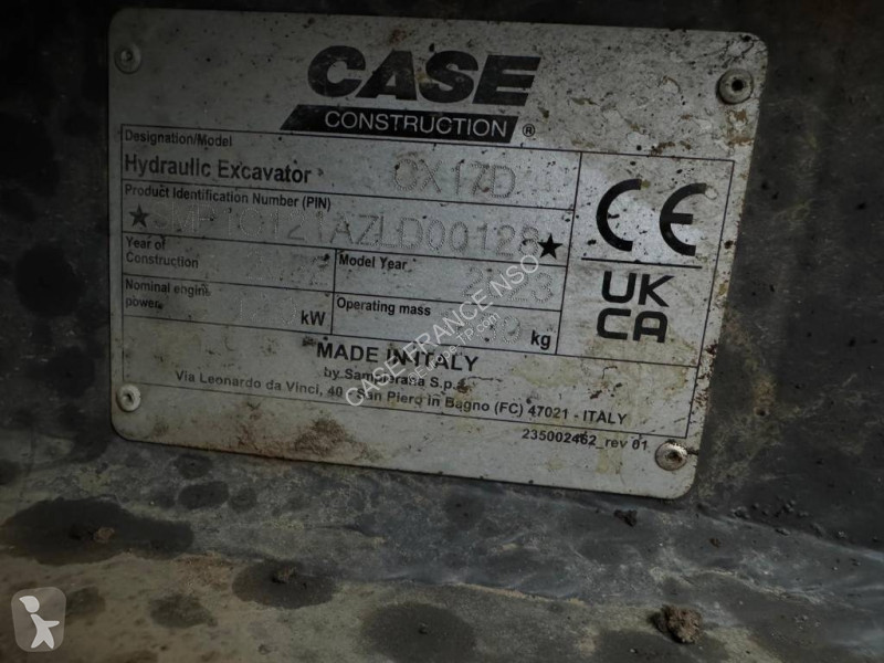 Excavator Case CX 17 D