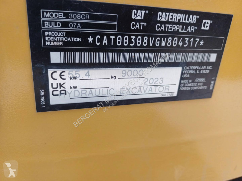Багер Caterpillar 308-07CR