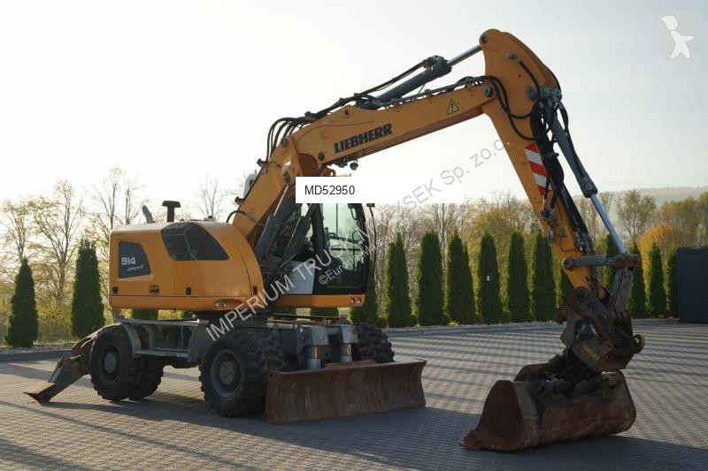 جرافة Liebherr A 914 COMPACT / KOPARKA KOŁOWA /...