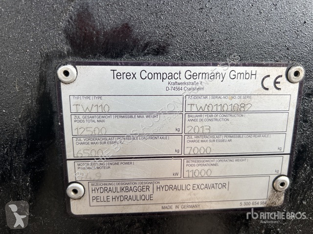 Excavadora Terex