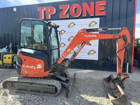 Graafmachine Kubota u27-4 cabine à 23500€ ht