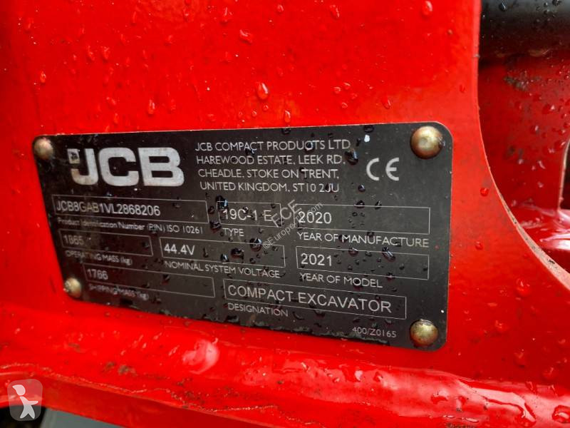 Skovl JCB 19C1-E Electrique Zéro Emission...