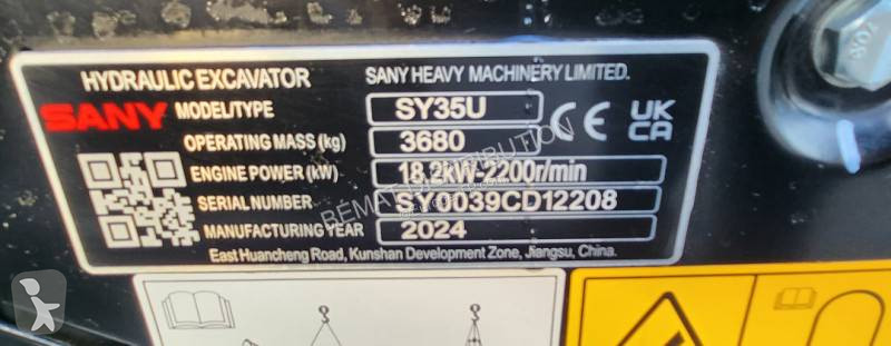 Skovl Sany SY35U