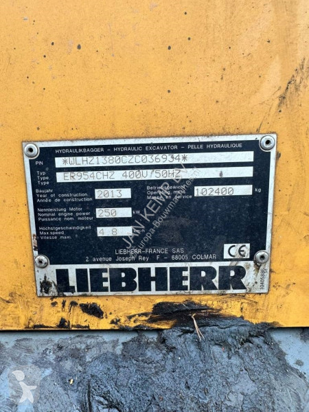 Excavadora Liebherr ER 954C