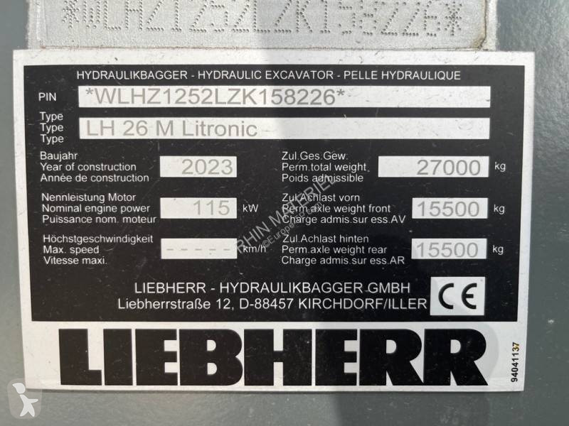 Excavadora Liebherr LH26M