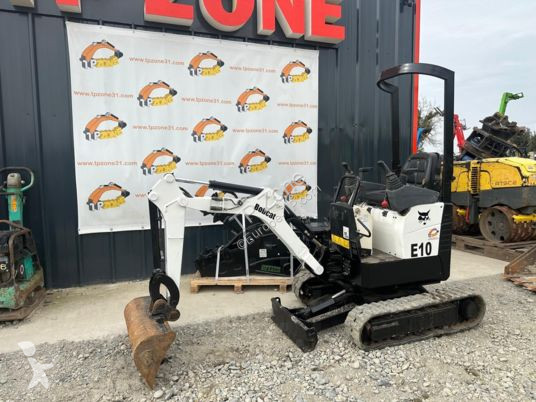Lopatový nakládač Bobcat e10 joystick à 12500€ ht
