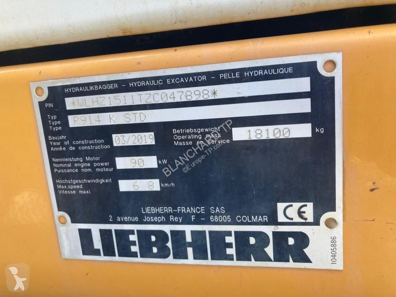 Escavadora Liebherr R  COMPACT