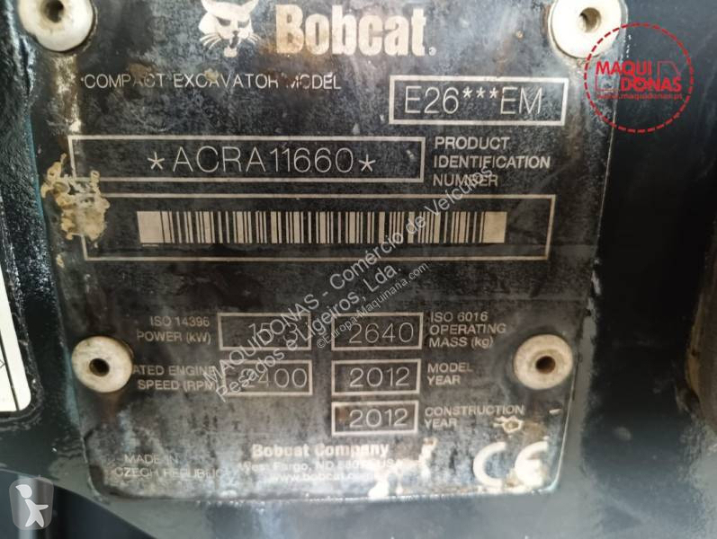 Escavadora Bobcat