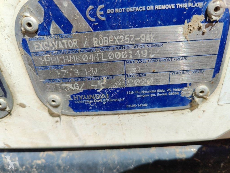 Excavator Hyundai Robex 25 Z-9A