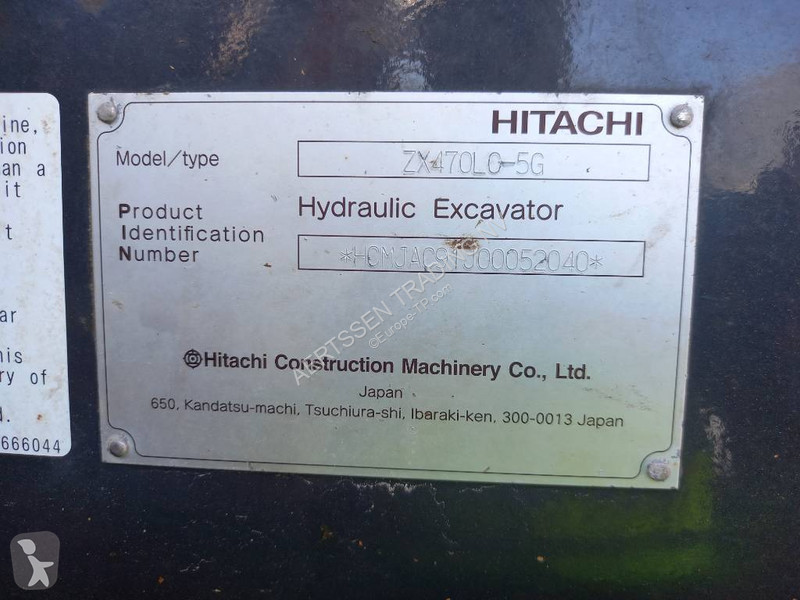 Graafmachine Hitachi -5G (Abu Dhabi)