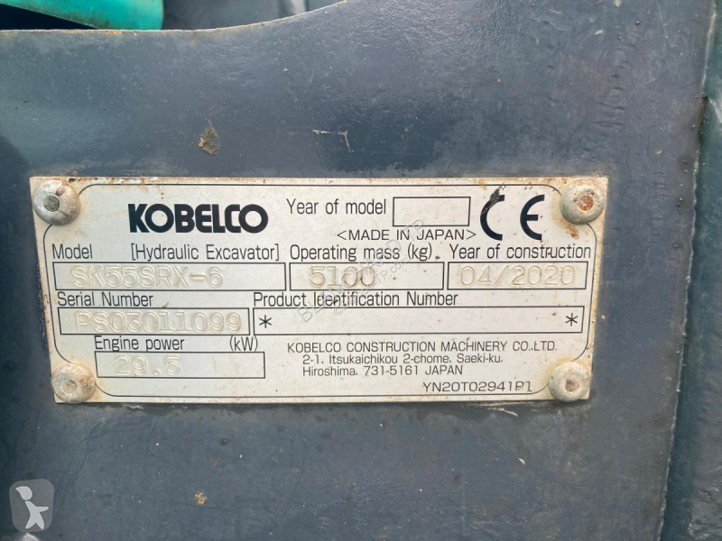 Escavadora Kobelco SK55SRX-6