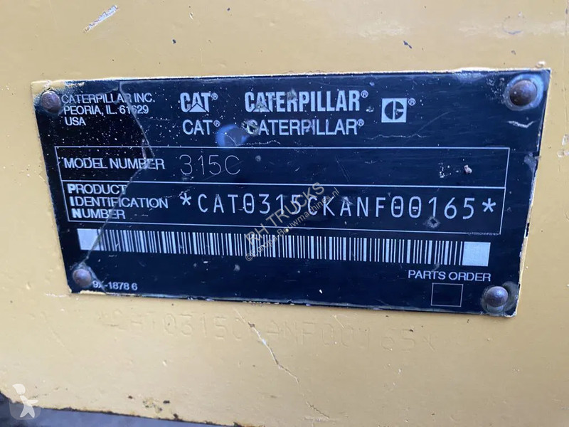 Excavator Caterpillar CAT C 17136 HOURS