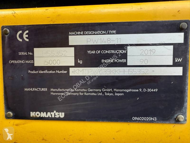 Excavator Komatsu PW148-11
