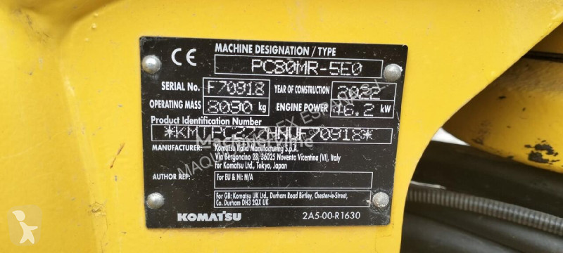 Rýpadlo Komatsu PC80MR-5(51154)