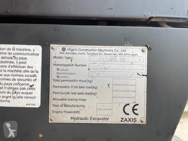Escavatore Hitachi ZX140W-5B