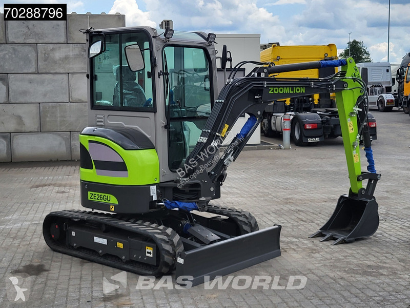 Escavadora Zoomlion ZE26 GU CE CERTIFIED
