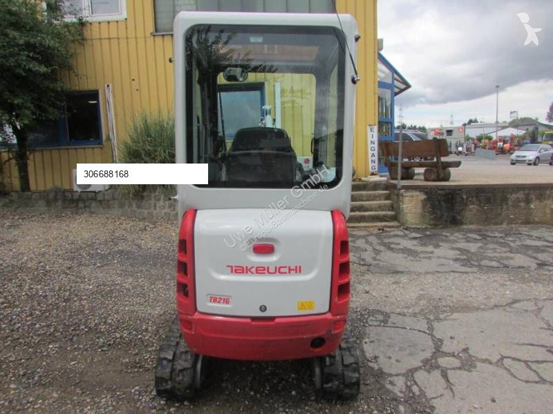 Escavadora Takeuchi TB 216 V4 Minibagger 28.000...