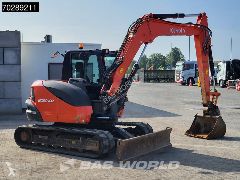 Escavadora Kubota KX080-4