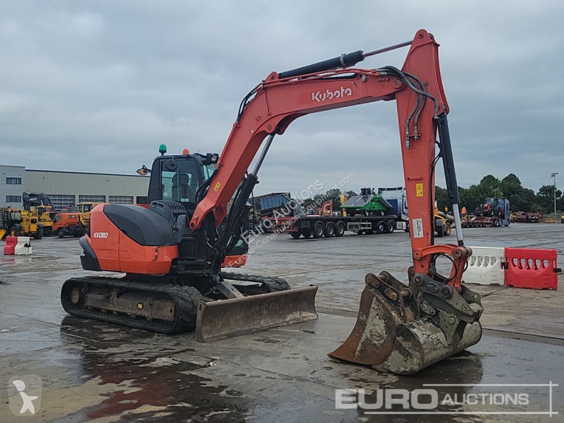 Escavadora Kubota KX080-4A