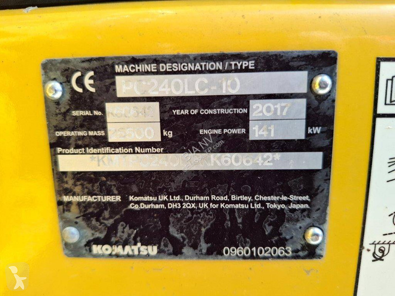 Escavadora Komatsu