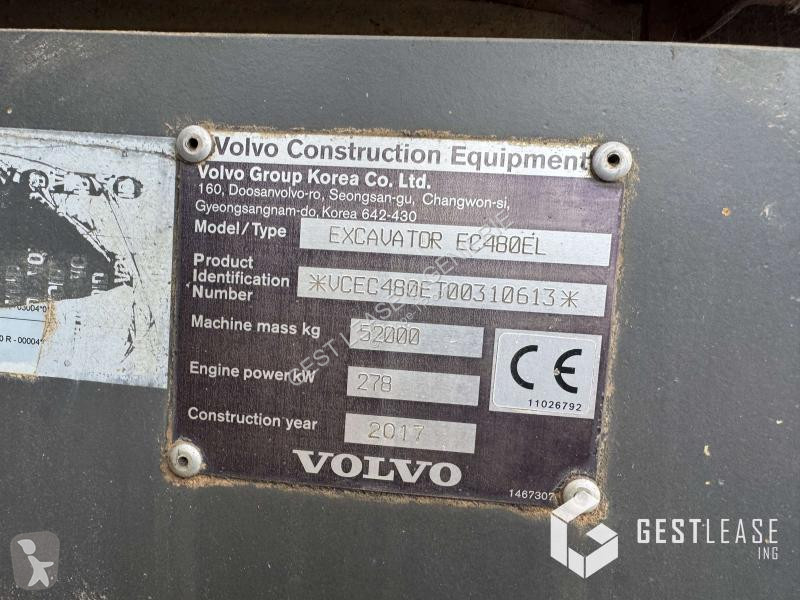 Rýpadlo Volvo  EC 480 EL