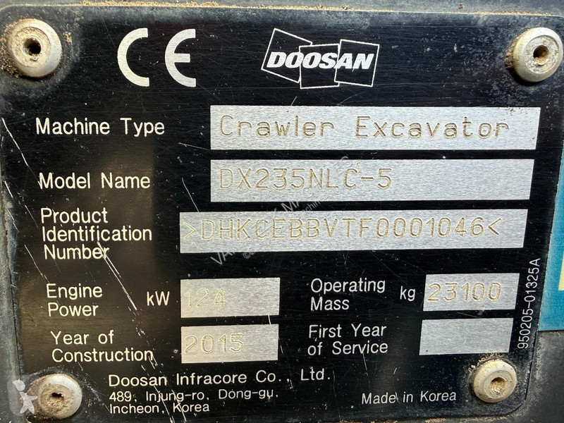 Rýpadlo Doosan