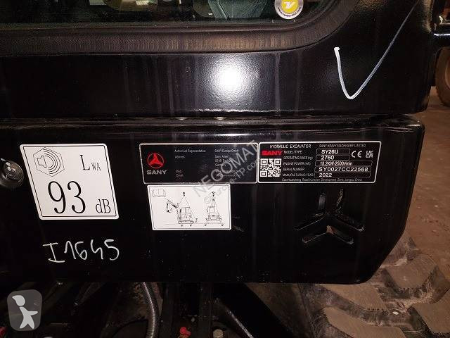 Rýpadlo Sany Pelle 2.6 tonnes SY 26