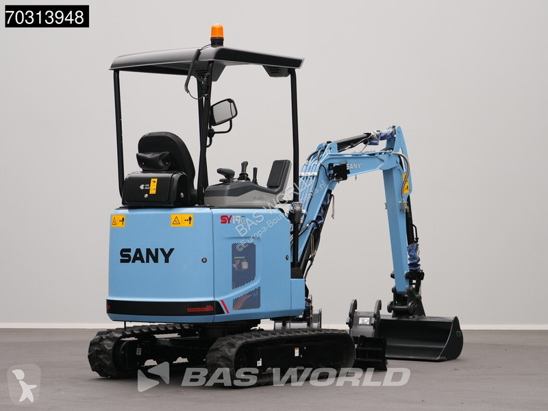 جرافة Sany SY19 E 22 kWh - CW/3 Buckets -...