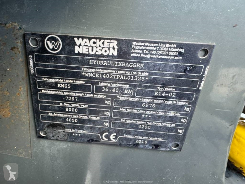 Skovl Wacker Neuson EW 65