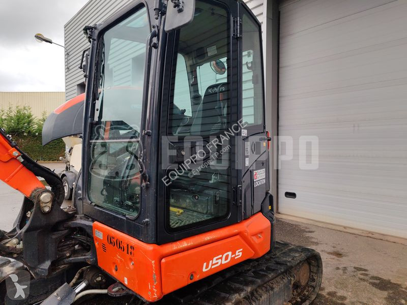 Rýpadlo Kubota U50-5 with 3 excavator buckets