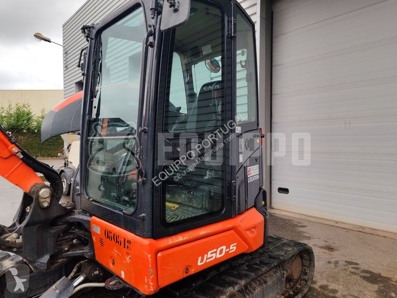 Rýpadlo Kubota U50-5 with 3 excavator buckets